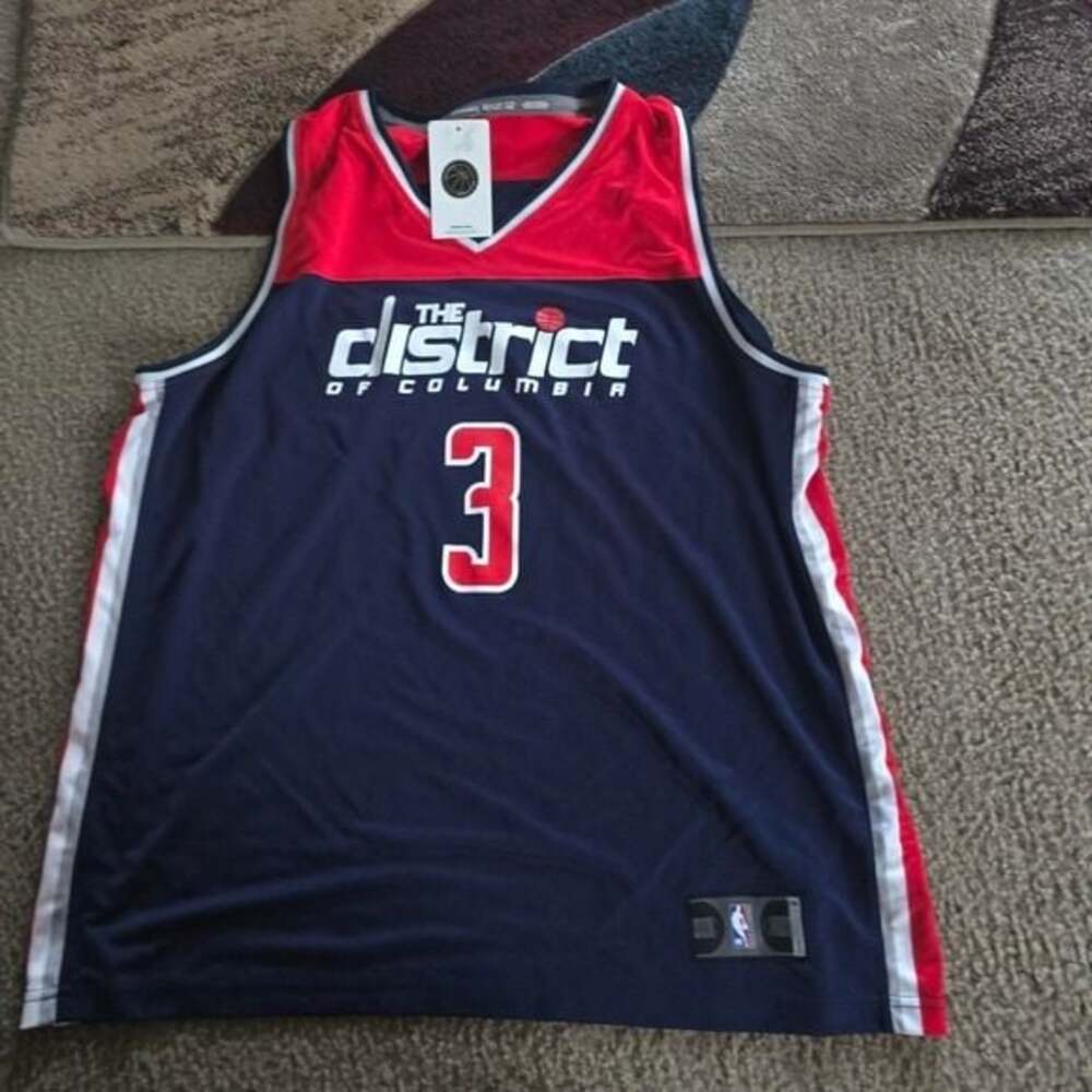 Fanatics NBA Washington Wizards Bradley Beal navy mens jersey Size XXL